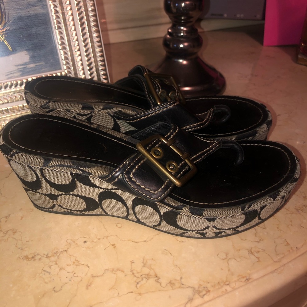 Coach wedges